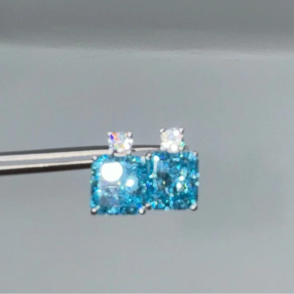 4ct Cushion Cut Earrings - Picture 11 of 12